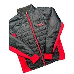 Ohio State Varsity Authentic Apparel L Embroidered Fleece Lined Puffer Jacket